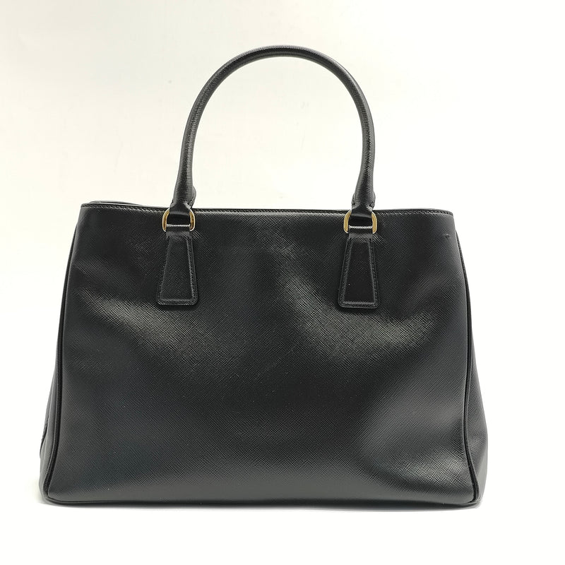 Double Zip Lux Tote Saffiano Leather Small