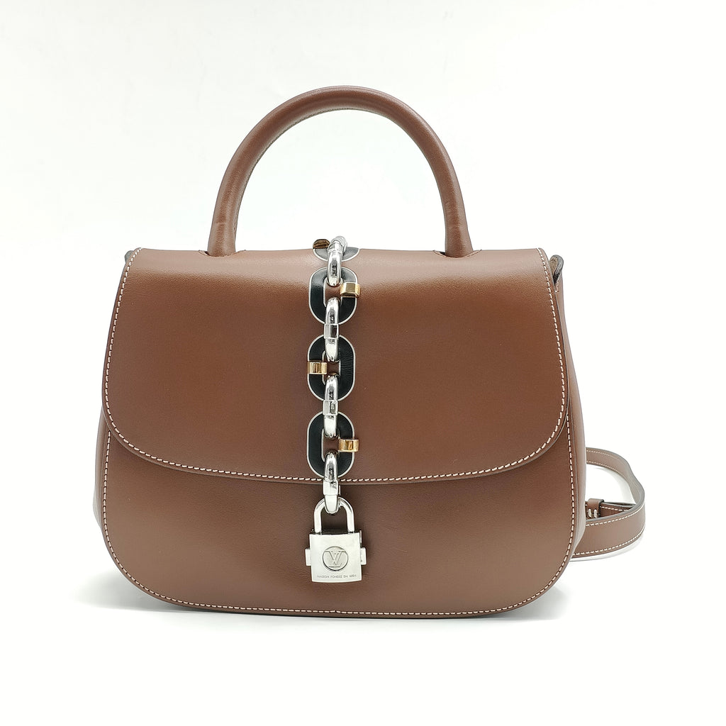 Calfskin Chain It Bag PM Fauve