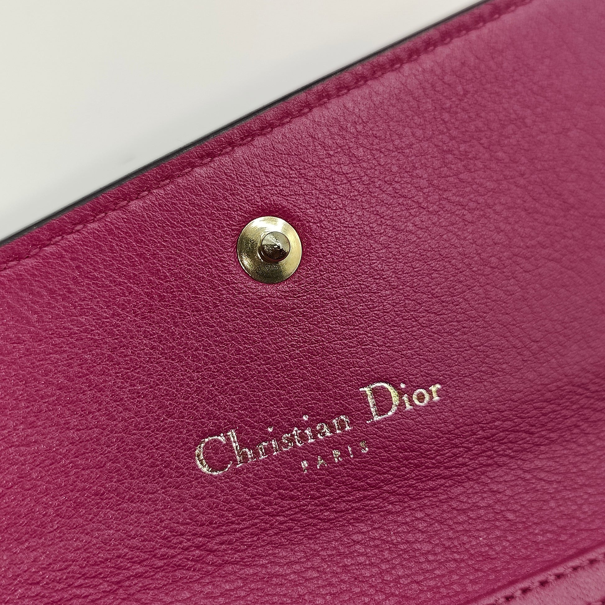 Diorissimo Rencontre Chain Wallet Leather