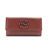 Soho Continental Wallet Studded Leather