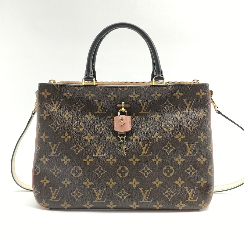 Millefeuille Handbag Monogram Canvas and Leather