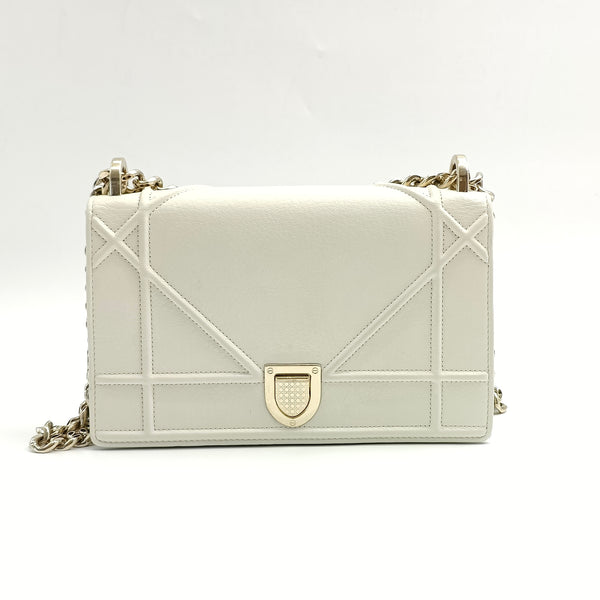 Diorama Flap Bag Grained Calfskin Small