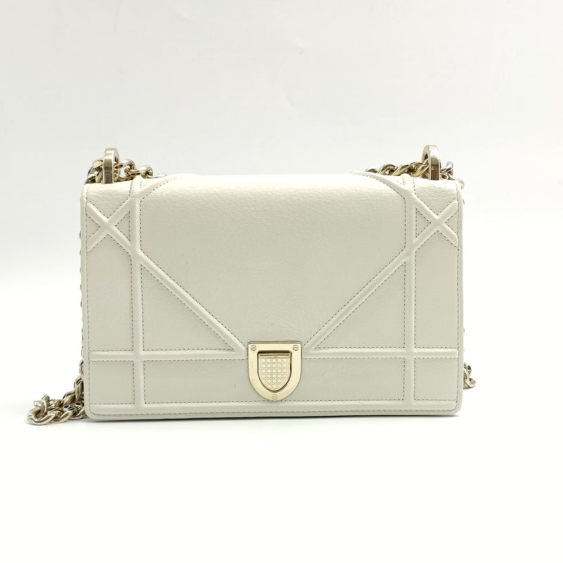 Diorama Flap Bag Grained Calfskin Small