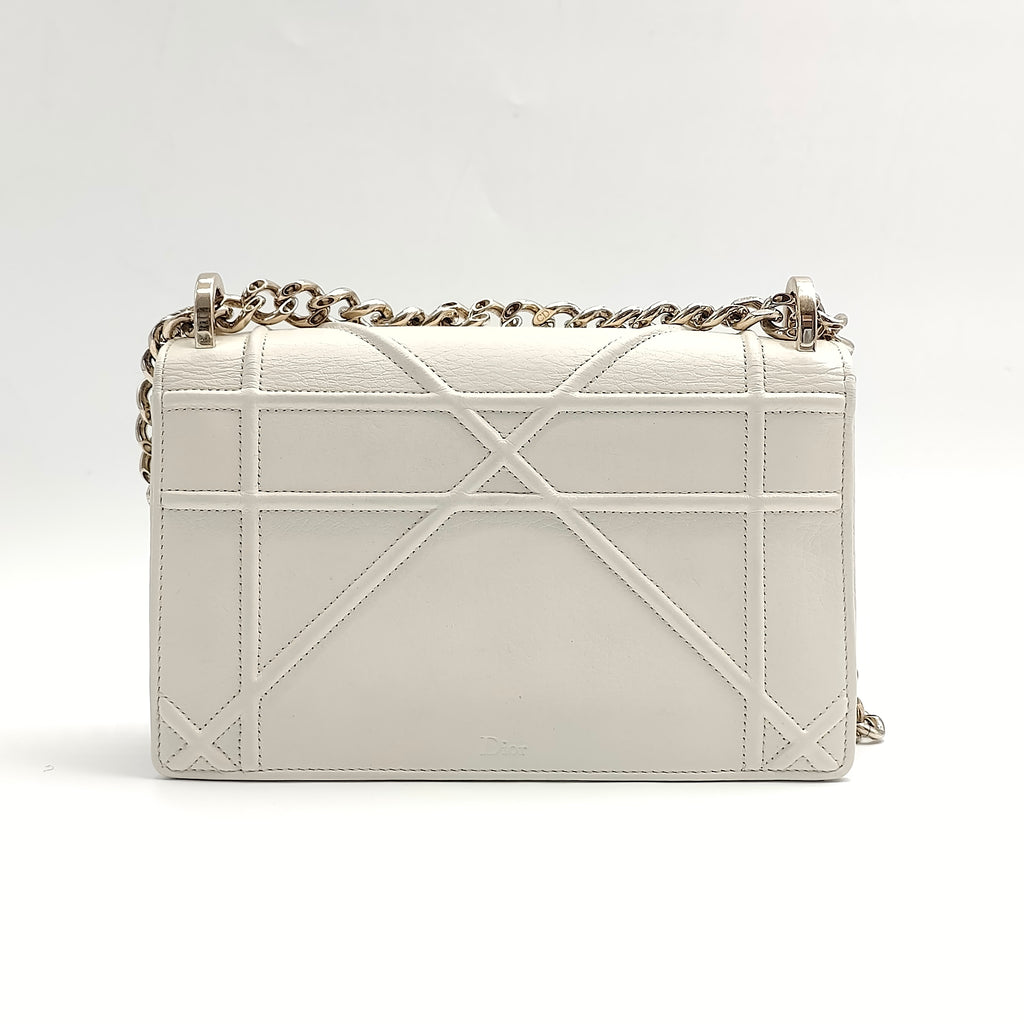 Diorama Flap Bag Grained Calfskin Small