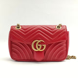 GG Marmont Flap Bag Matelasse Leather Small