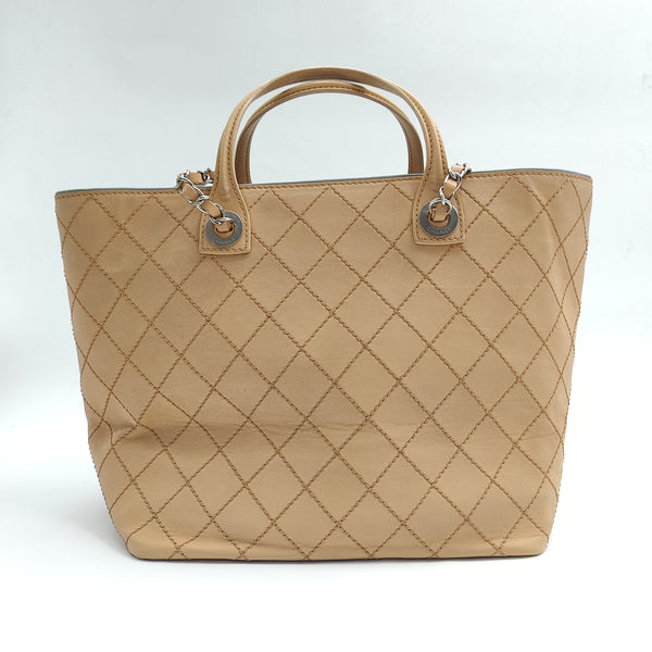 CC Shopping Tote Stitched Calfskin Medium