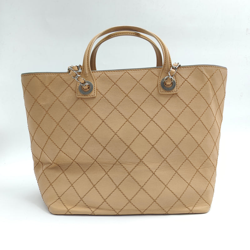 CC Shopping Tote Stitched Calfskin Medium