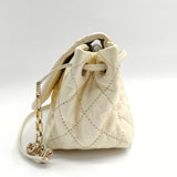 Lambskin Retro Chain Accordion Flap Bag