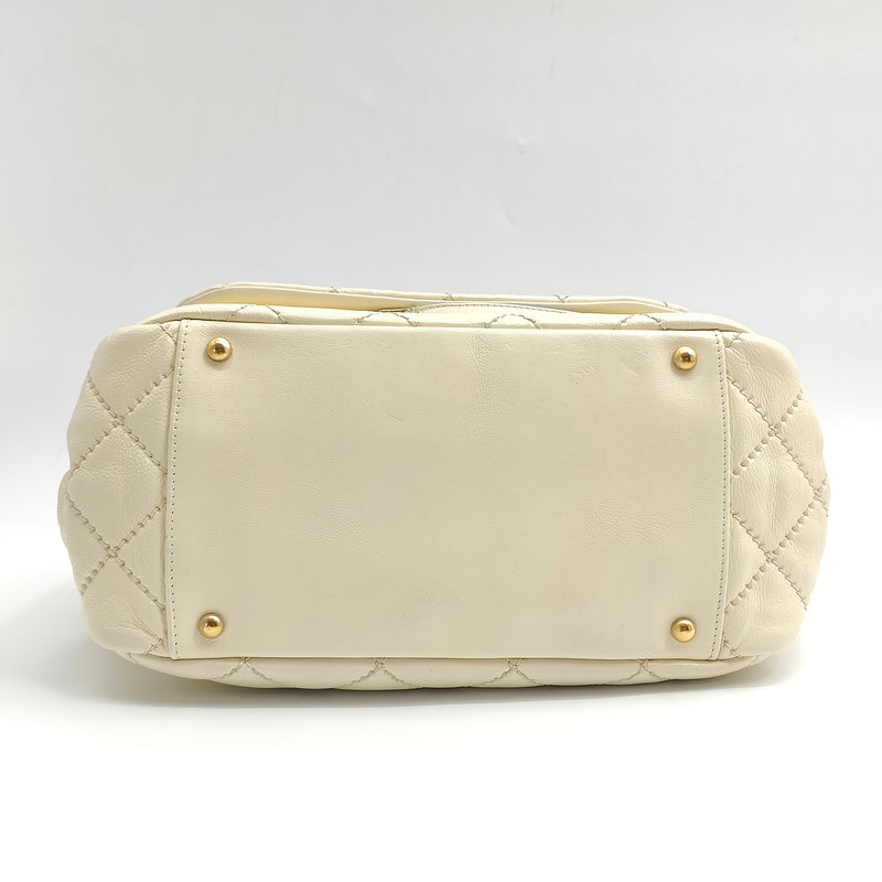 Lambskin Retro Chain Accordion Flap Bag