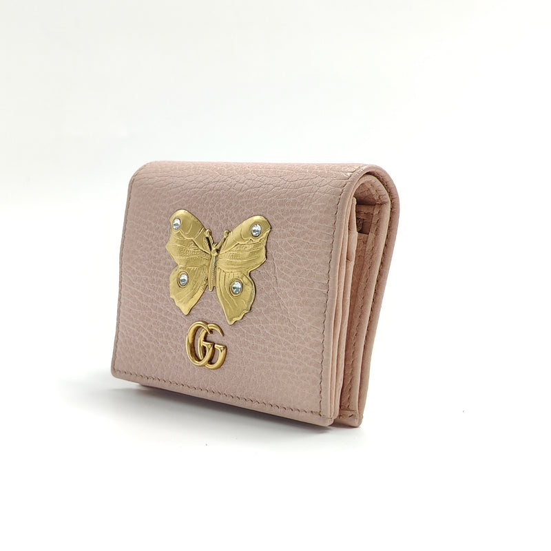 GG Marmont Flap Card Case Embellished Leather