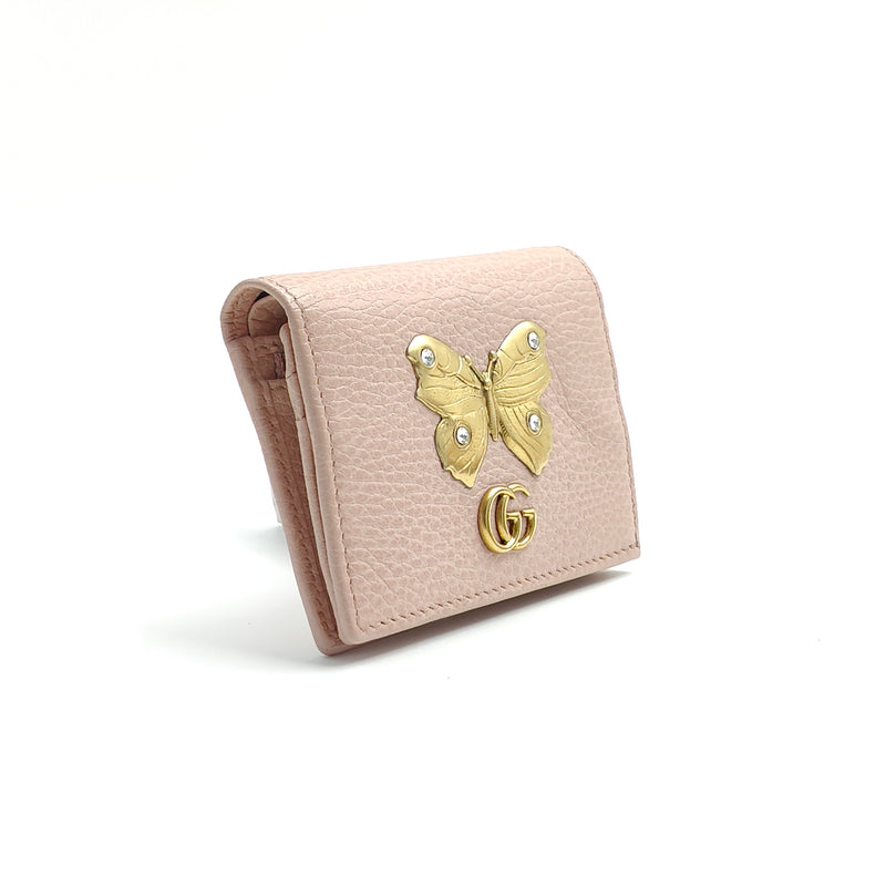 GG Marmont Flap Card Case Embellished Leather