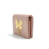 GG Marmont Flap Card Case Embellished Leather