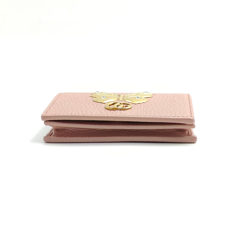 GG Marmont Flap Card Case Embellished Leather