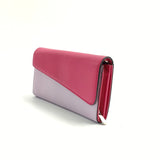 Diorissimo Rencontre Bicolor Chain Wallet Leather