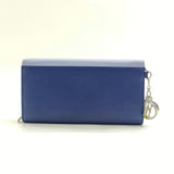 Diorissimo Rencontre Bicolor Chain Wallet Leather