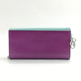 Diorissimo Rencontre Bicolor Chain Wallet Leather