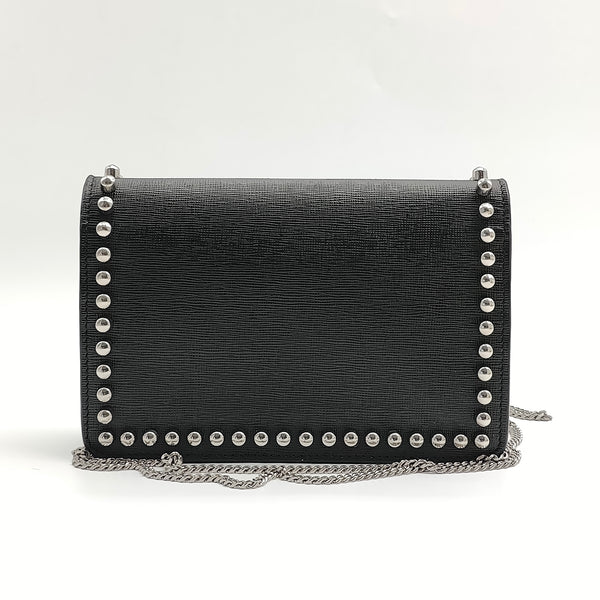 Karlito Wallet on Chain Studded Printed Leather