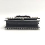 Karlito Wallet on Chain Studded Printed Leather