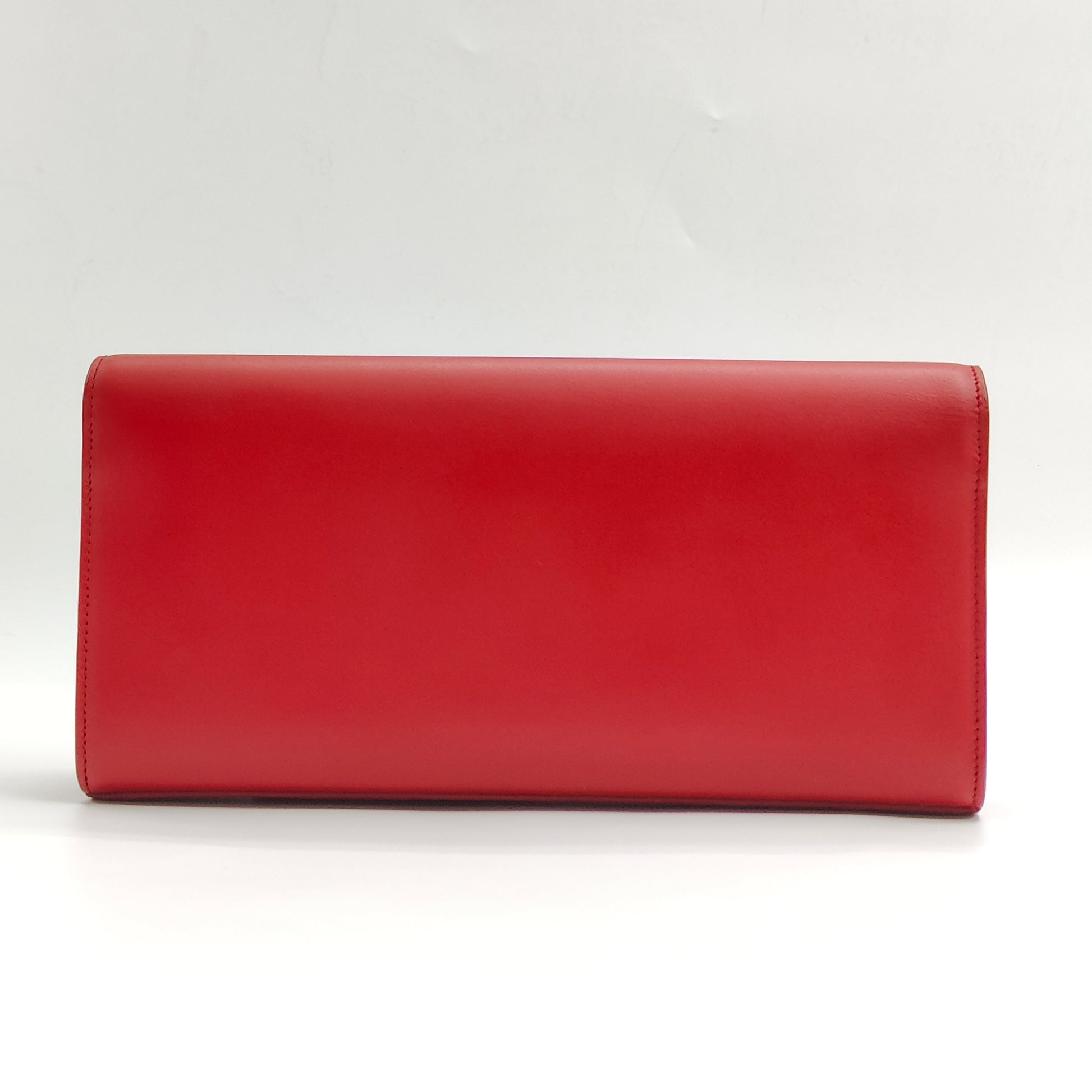 Classic Monogram Tassel Clutch Leather Long