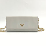 Wallet on Chain Saffiano Leather