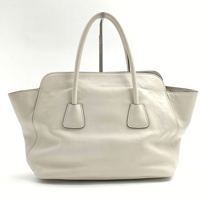 Twin Pocket Tote Glace Calf Medium