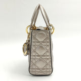 Mini Lady Dior Bag Opaline Pearlescent Cannage Lambskin