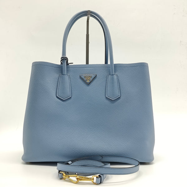 Cuir Double Tote Saffiano Leather Medium