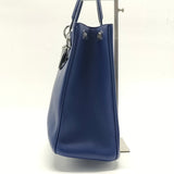 Smooth Calfskin Large Diorissimo Tote Blue