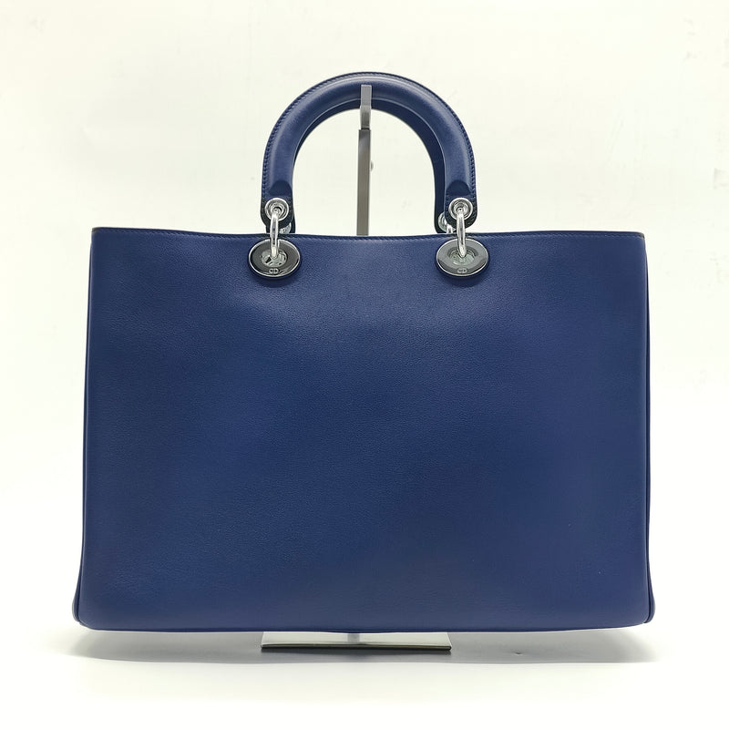 Smooth Calfskin Large Diorissimo Tote Blue