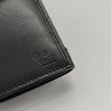 Black Guccissima Continental Wallet