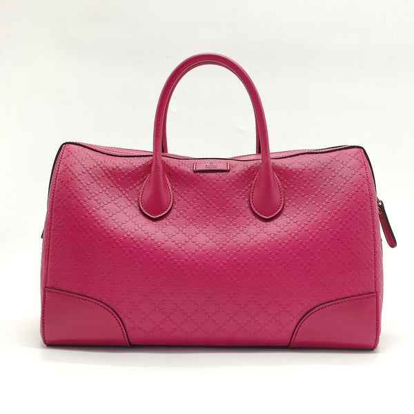 Bright Boston Bag Diamante Leather Medium