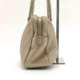 Soho Chain Zipped Shoulder Bag Leather Small