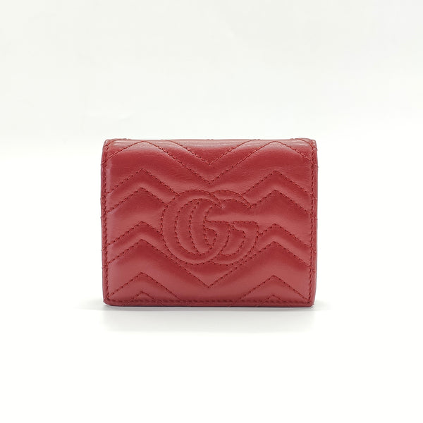 GG Marmont Card Case Wallet Matelasse Leather