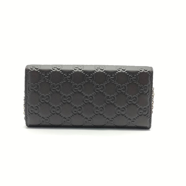 Continental Flap Wallet Guccissima Leather Long