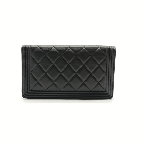 Boy Yen Wallet Quilted Lambskin