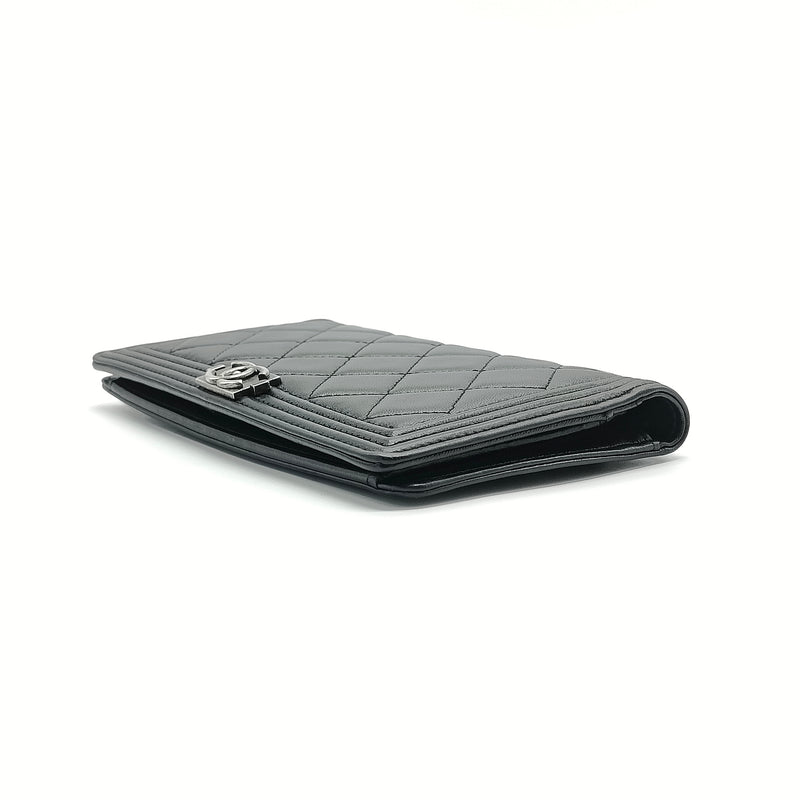 Boy Yen Wallet Quilted Lambskin