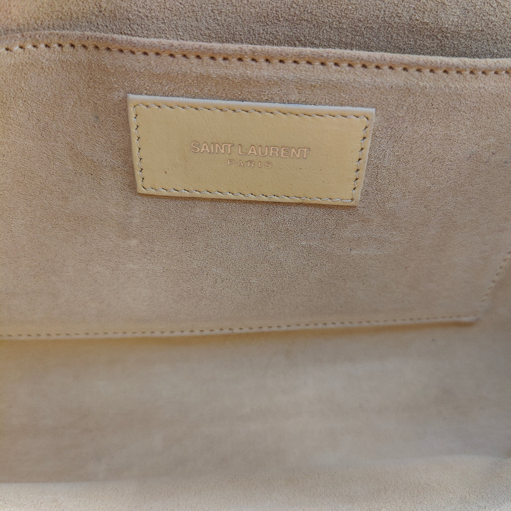Calfskin Mini Y Ligne Crossbody Pochette Bag Yellow
