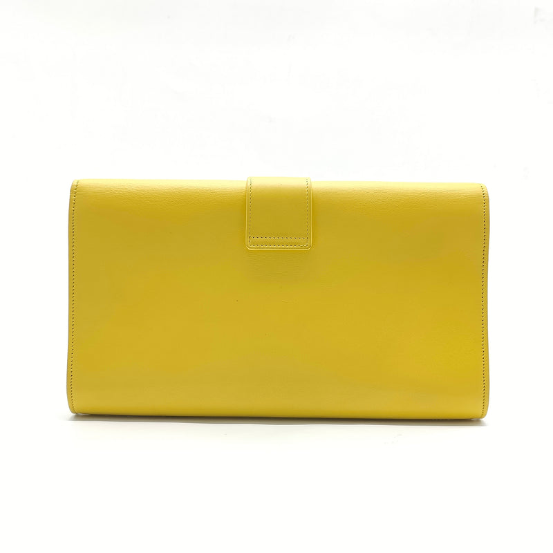 Calfskin Mini Y Ligne Crossbody Pochette Bag Yellow