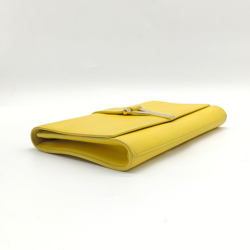 Calfskin Mini Y Ligne Crossbody Pochette Bag Yellow