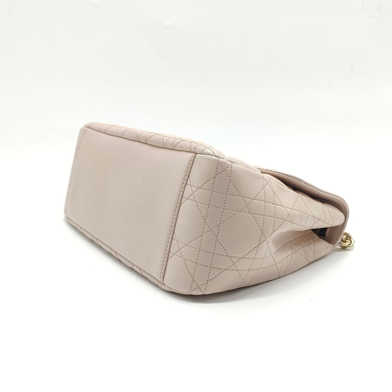 Lambskin Cannage Large Miss Dior Flap Rose Poudre (Copy)