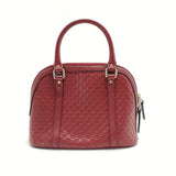 Microguccissima Medium Dome Bag Red