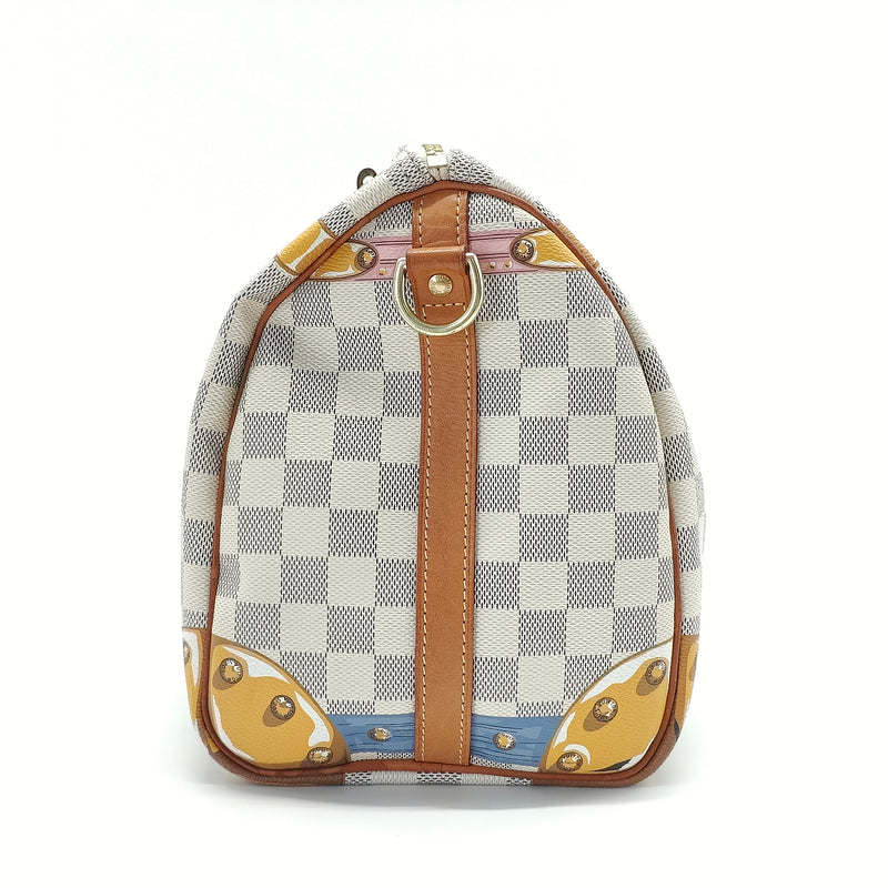 Speedy Bandouliere Bag Limited Edition Damier Summer Trunks 30