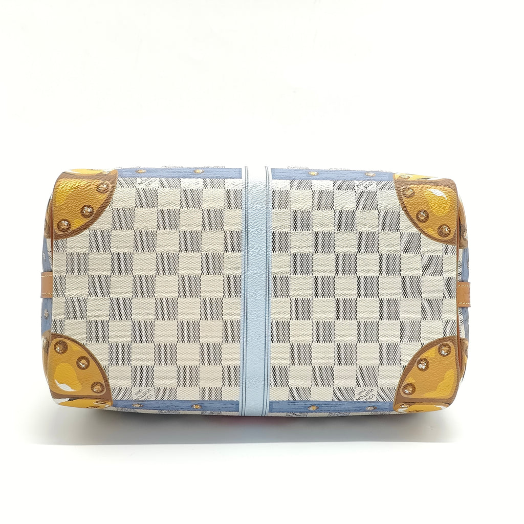 Speedy Bandouliere Bag Limited Edition Damier Summer Trunks 30