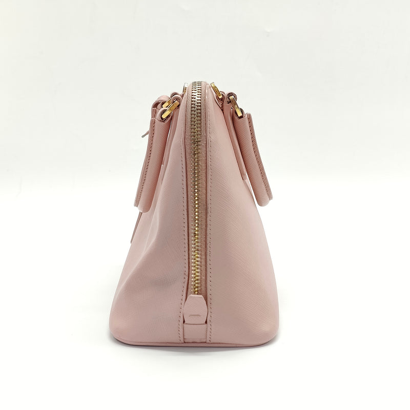 Small Saffiano Lux Dome Bag