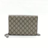 Dionysus Chain Wallet GG Coated Canvas Small