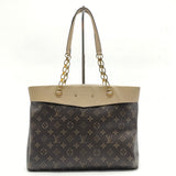 Pallas Shopper Monogram Canvas and Calfskin