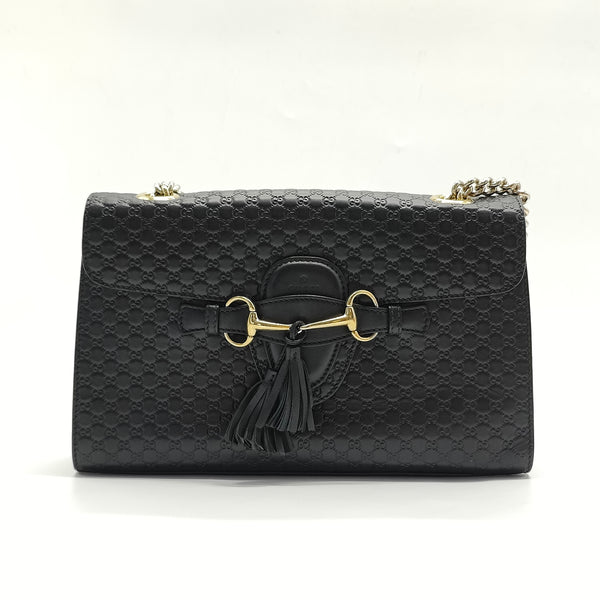 Soft Microguccissima Medium Emily Chain Shoulder Bag