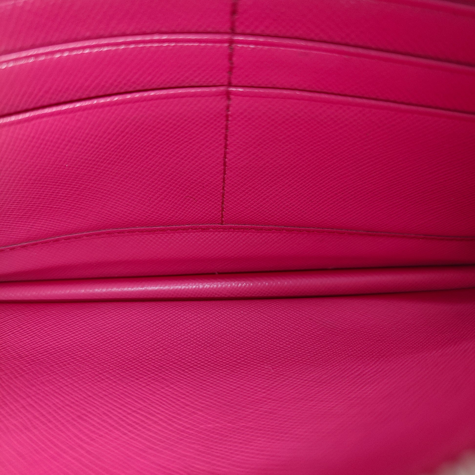 Chain Wallet Crossbody Saffiano Leather