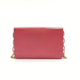 Chain Wallet Crossbody Saffiano Leather