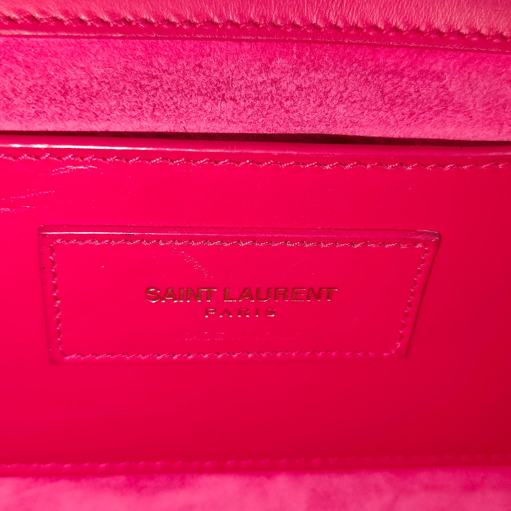 Classic Monogram Tassel Crossbody Bag Grainy Leather Medium